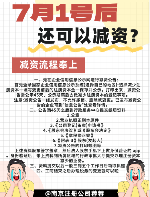 24年7月1号后,还可以减资?减资流程奉上 - 知乎
