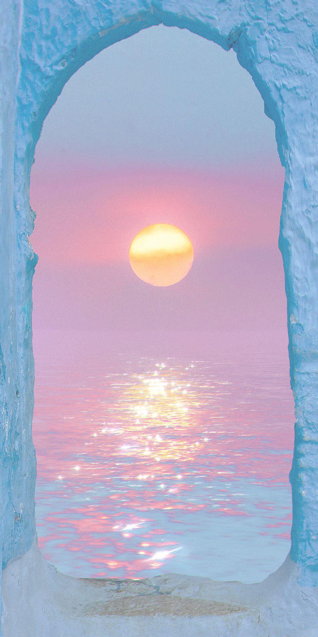 可以分享一些粉蓝配色的壁纸吗?