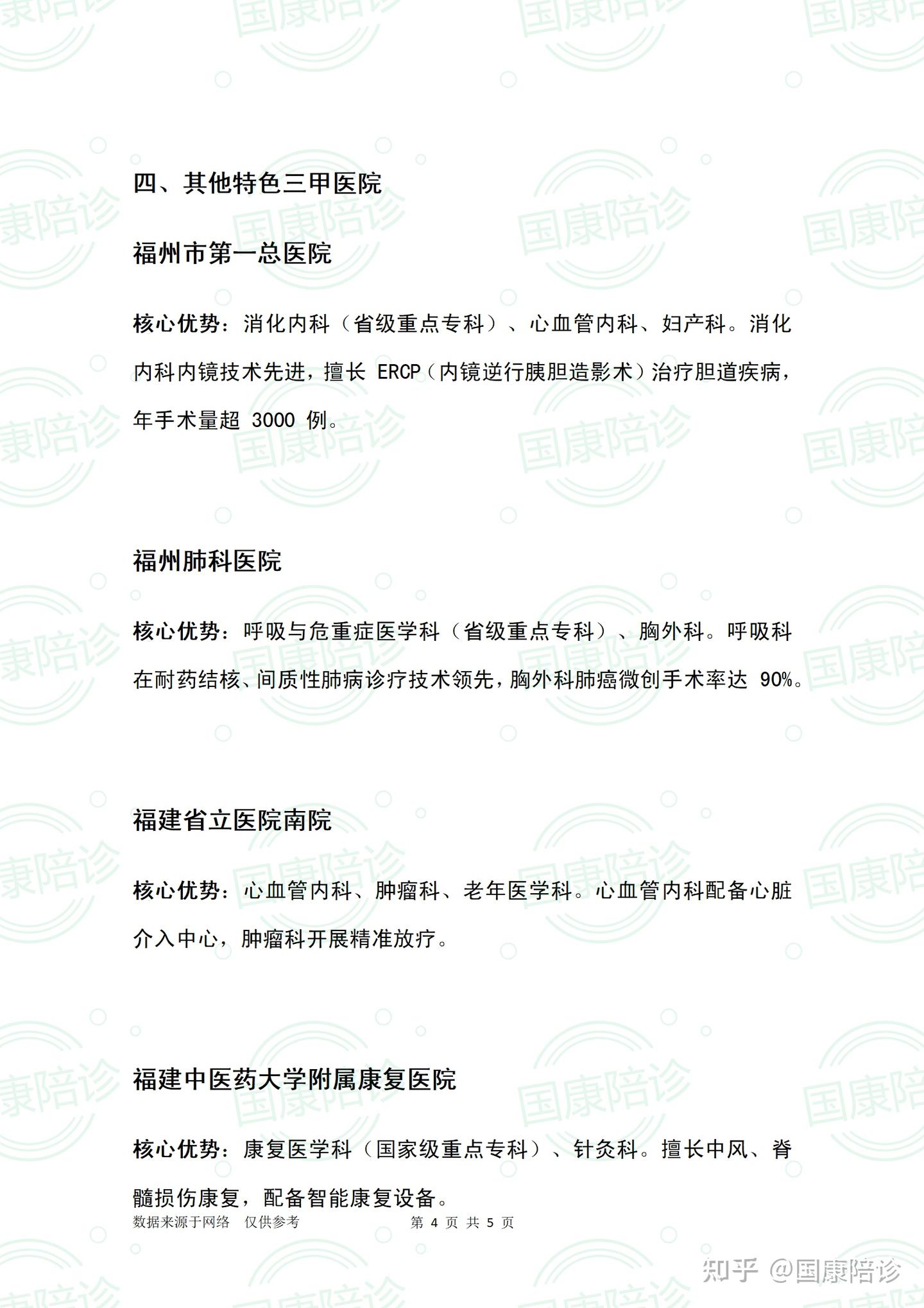 福州三甲医院及其它们的核心优势科室 - 知乎