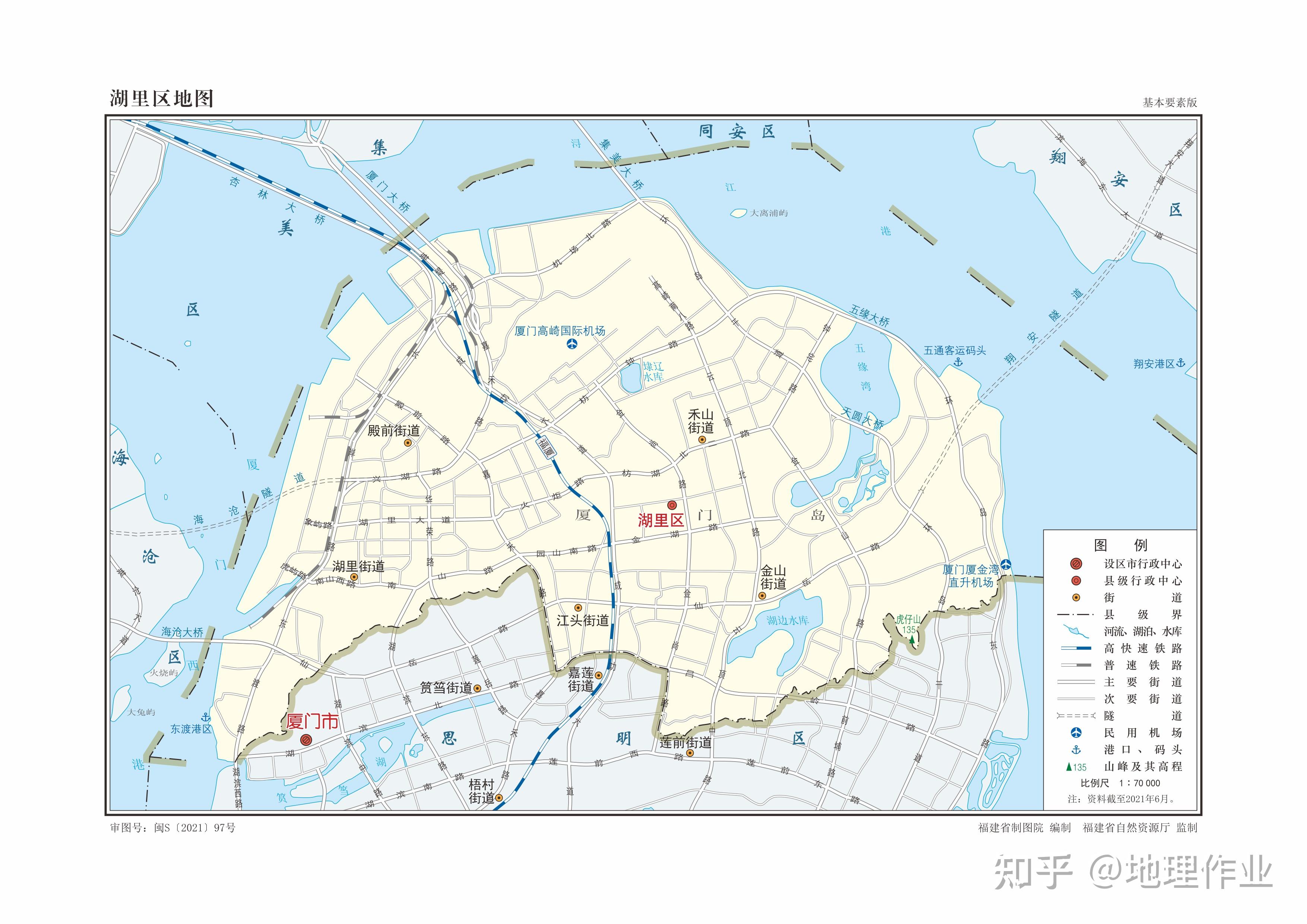 福建省厦门市各区县地图 - 知乎