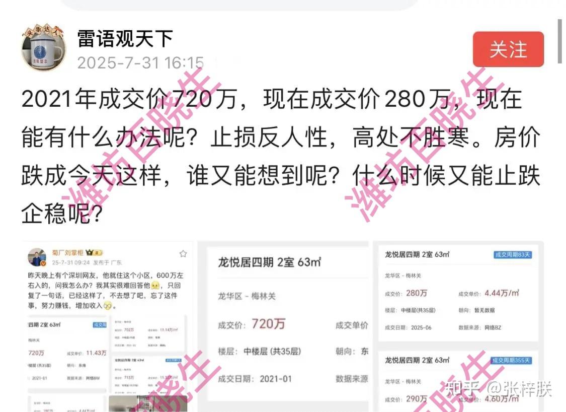 悲催!从720万到280万,深圳一楼盘市值缩水超60%,业主欲哭无泪 - 知乎