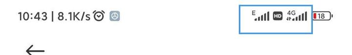小米/红米关闭VoLTE图标(信号旁的HD),以K50为例