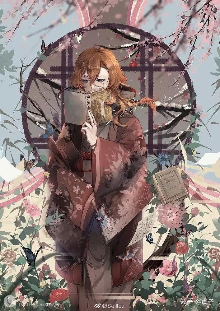 有没有中原中也的单人图片最好能做壁纸的那种