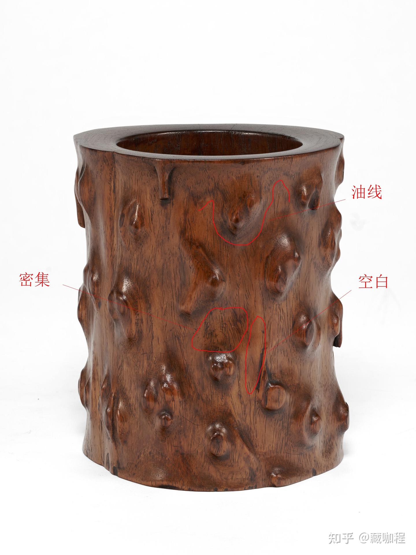 中国古玩　天然木　 唐木瘤木　花梨　黄花梨　筆筒　古物 中国古玩天然木 唐木瘤木花梨黄花梨筆筒古物-美品タキイ和裁電化