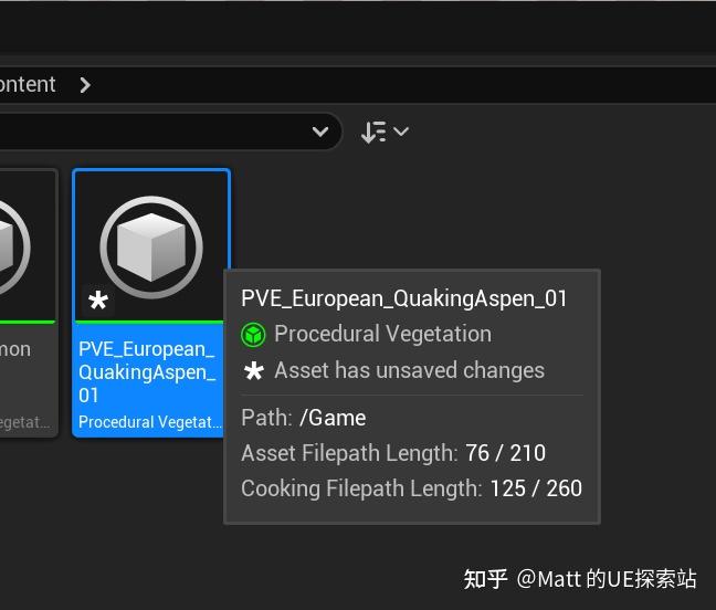 虚幻 UE5.7 PCG (Vegetation Editor)植被生成功能入门 | PVE_European_QuakingAspen_01 ...