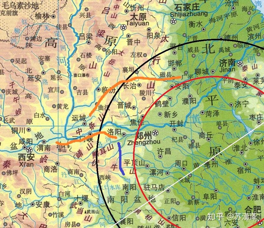 中国历史上说的中原地区到底在哪里? - 知乎