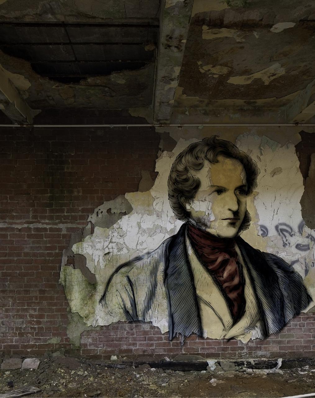 贴在墙上的画画什么好