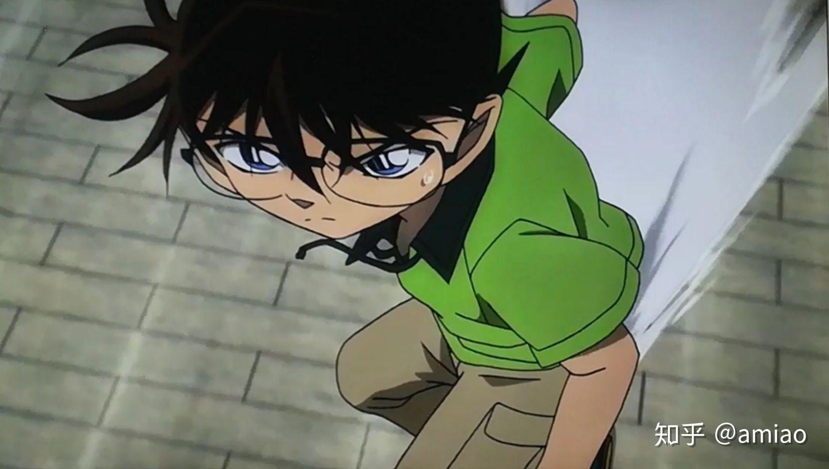 求问柯南剧场版——异次元的狙击手,第8分17秒出现的柯南手机壁纸是否