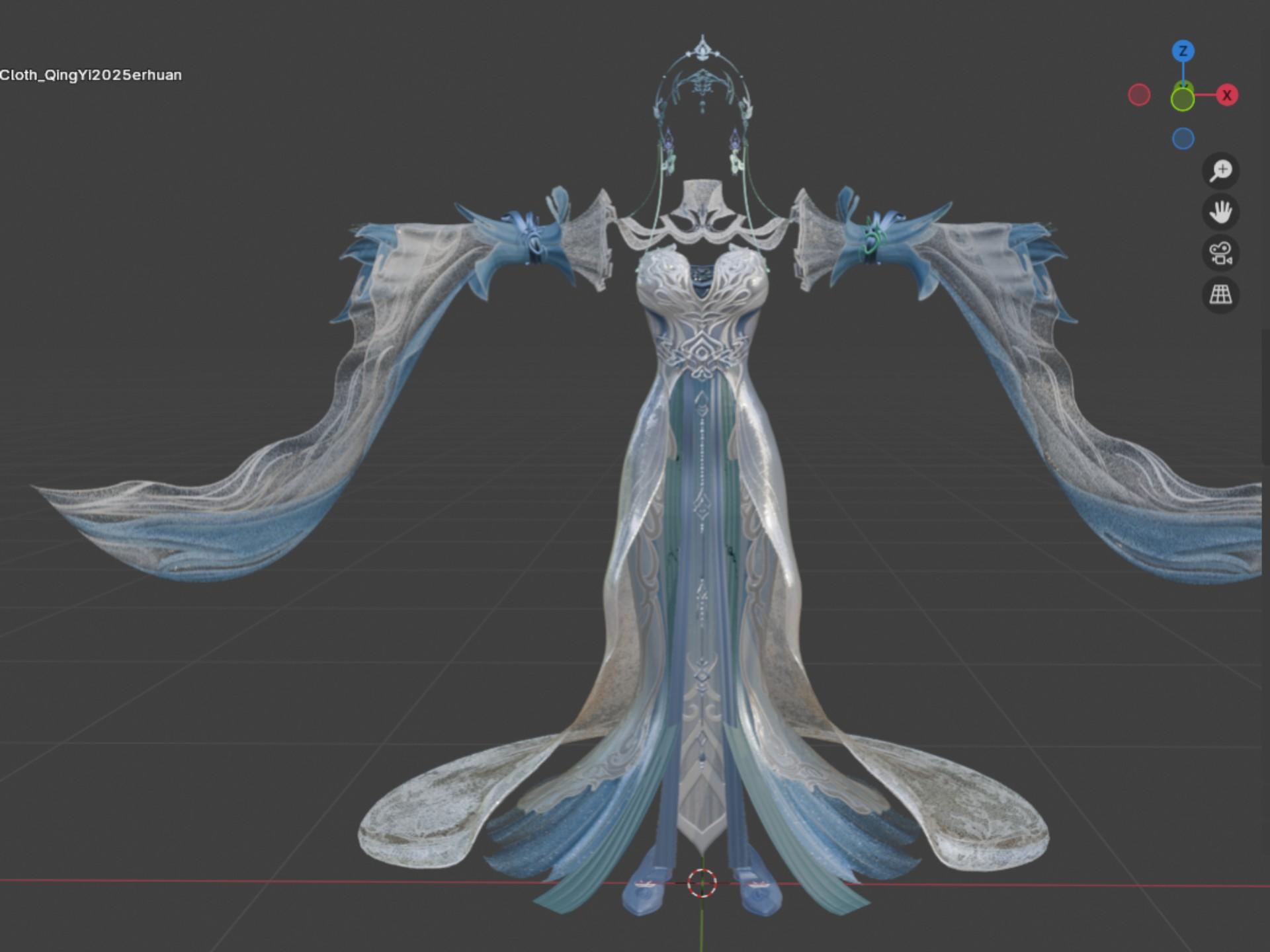 粉丝自建模完美世界新清漪