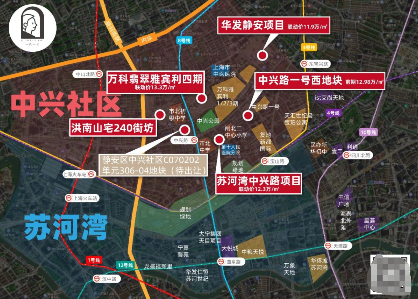 中兴路一号站上16万/㎡？今年静安的“流量王”，中兴路值得“押宝”么？ - 知乎