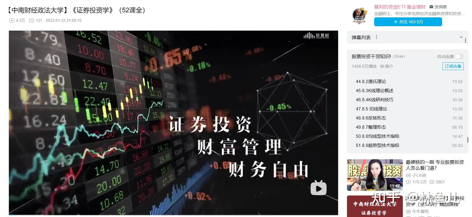 证券投资学分析股票