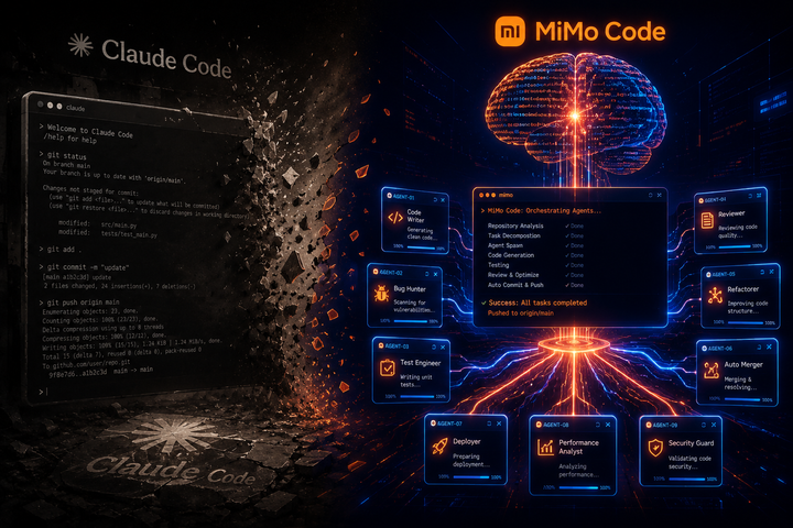 小米开源了一个”会自我进化”的AI编程助手：MiMo Code，9.7K⭐，比Claude Code多了个”脑子” - 知乎