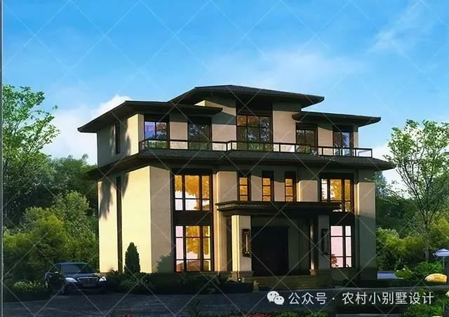 带电梯+复试客厅+三层新中式别墅，18套三层新中式带电梯自建房 - 知乎