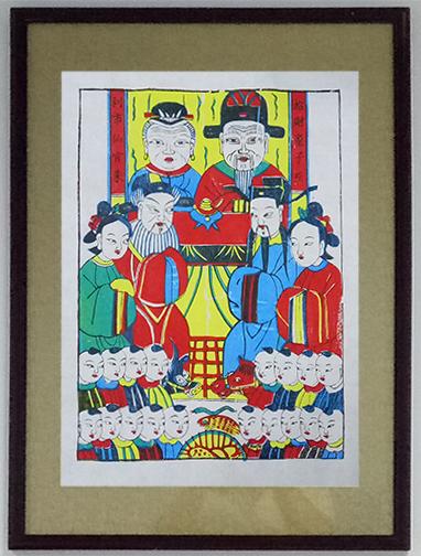 武强年画一年古一张的传说