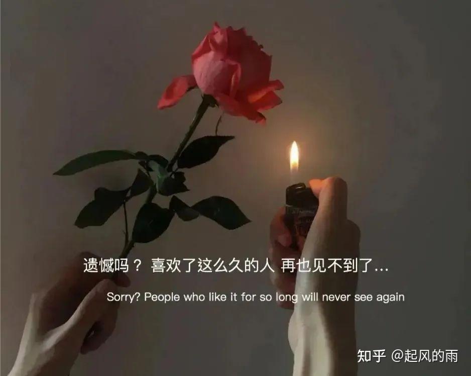 有什麼滿是遺憾的文案句子值得分享