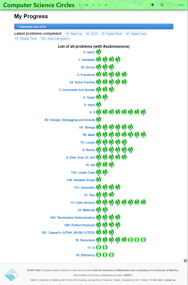 1.Python_Computer Science Circles简介 - 知乎