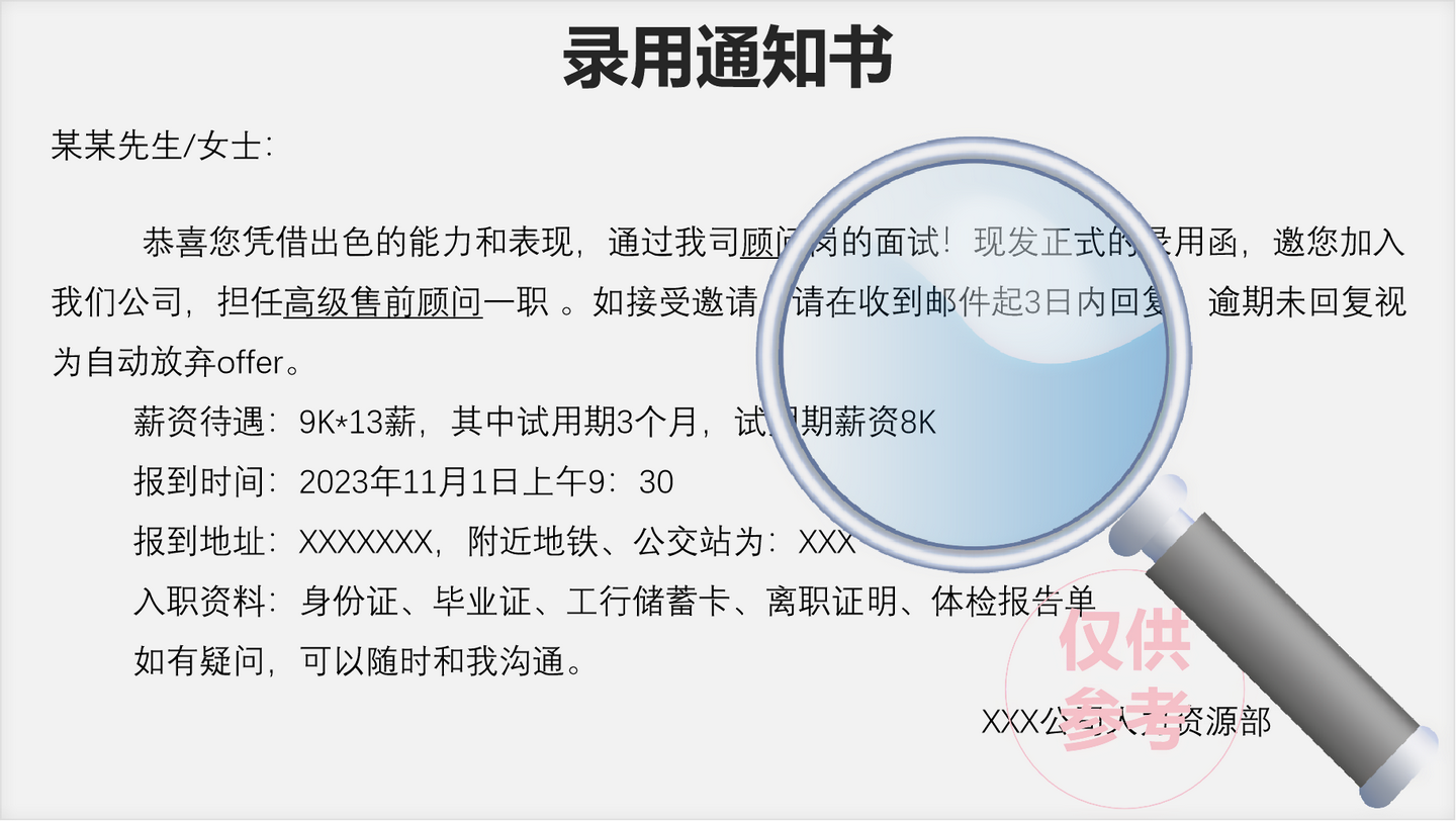 一份成功的offer,通常包含哪些内容? - 知乎
