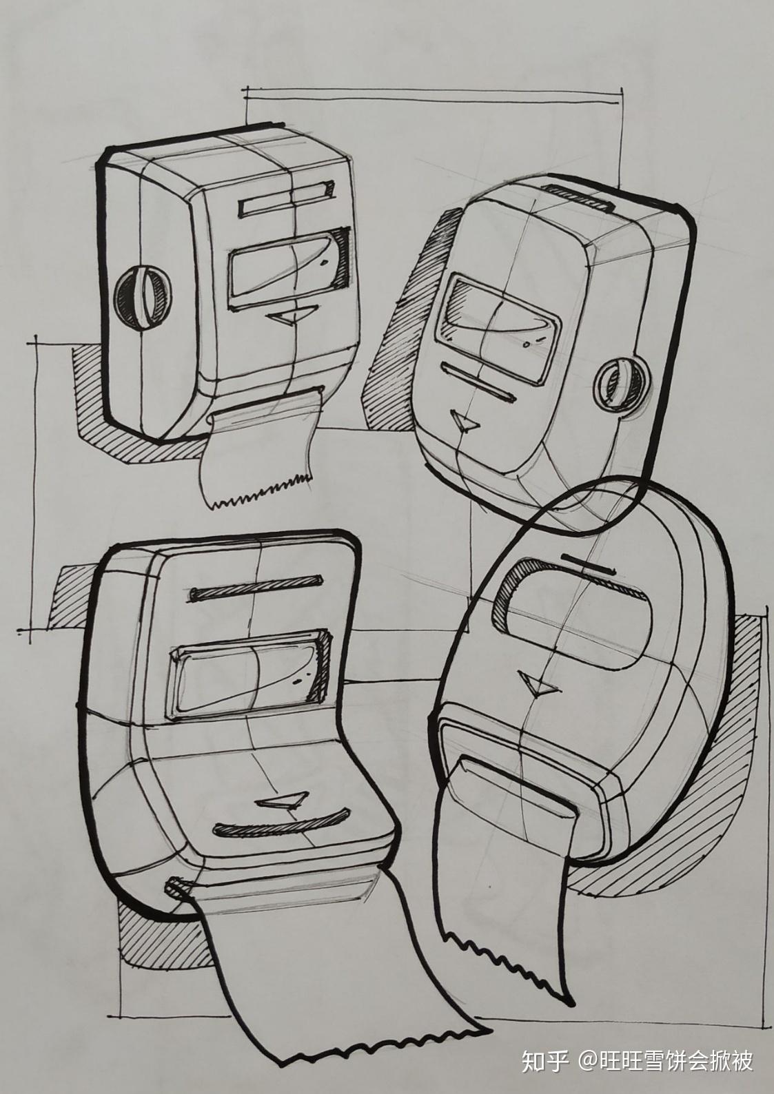 请问产品设计手绘画成这样还有什么可以提高的地方吗? 