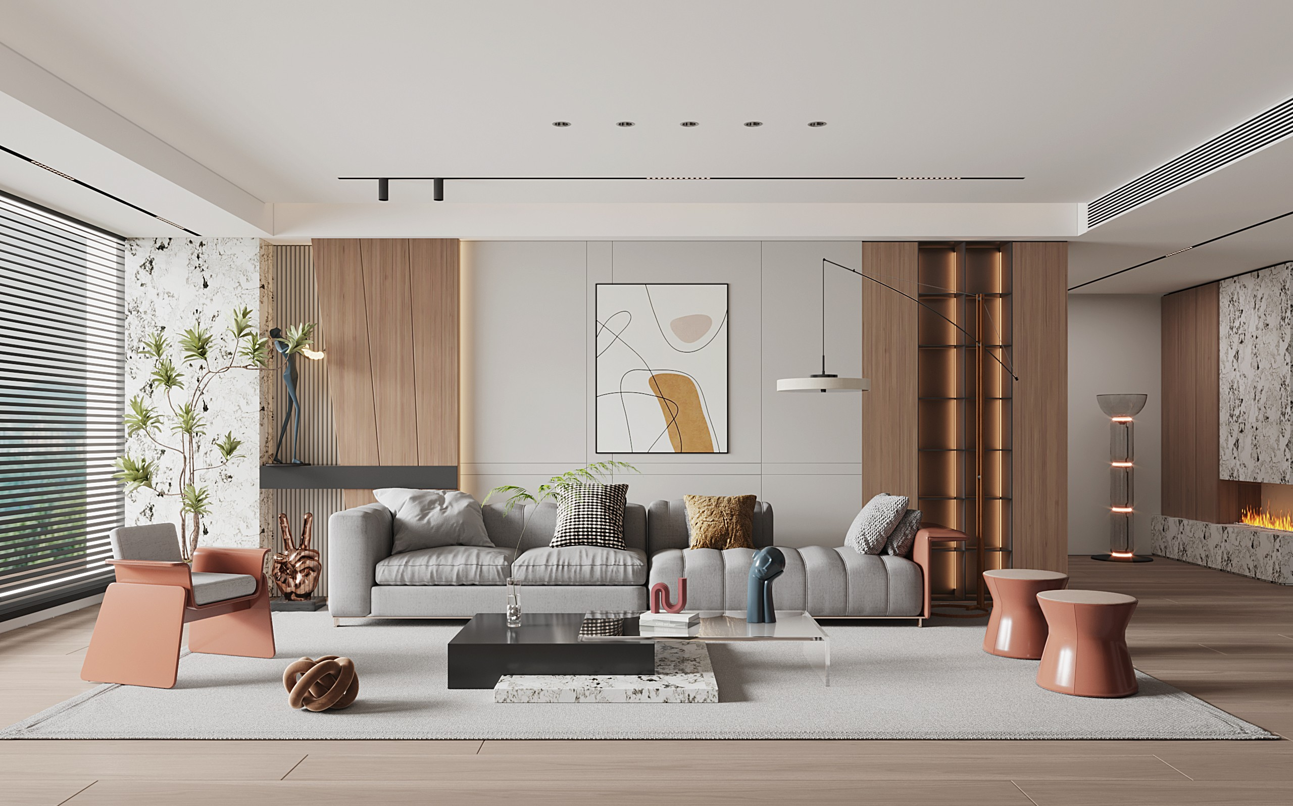 客厅狭长又小该怎样装修设计