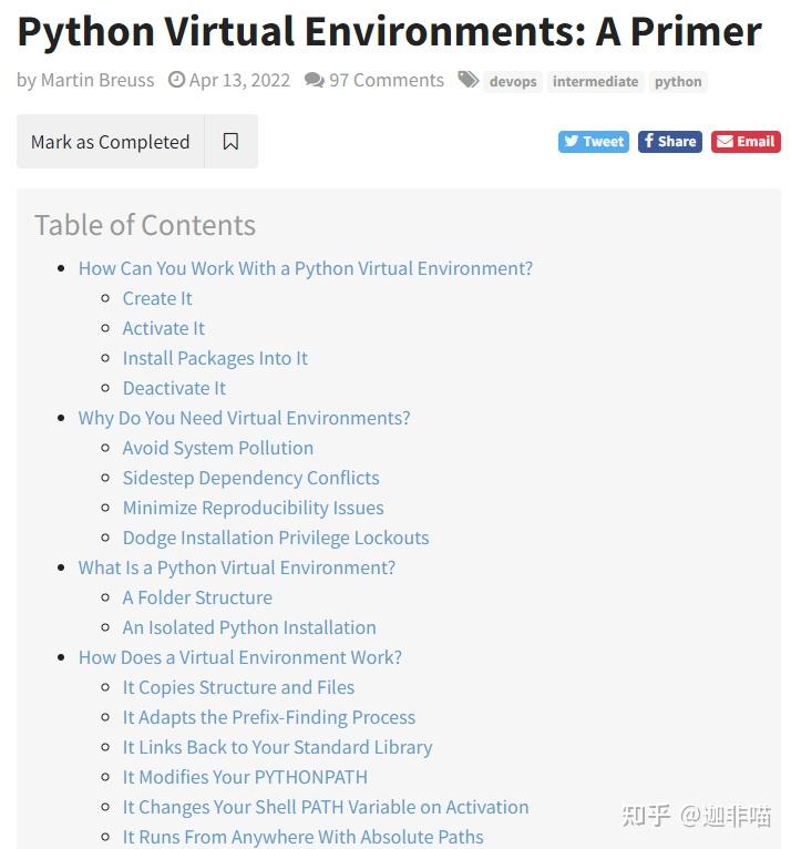 python virtual environments explained | pdf | python... Python Virtual Environments - 知乎