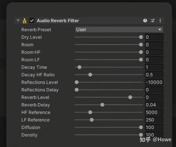 Unity Audio Reverb Zone Unity110个常用组件总结笔记 - 知乎