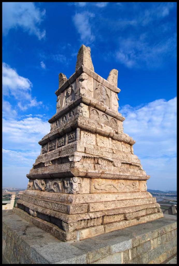 天中万寿塔:巍巍千年的阿育王塔