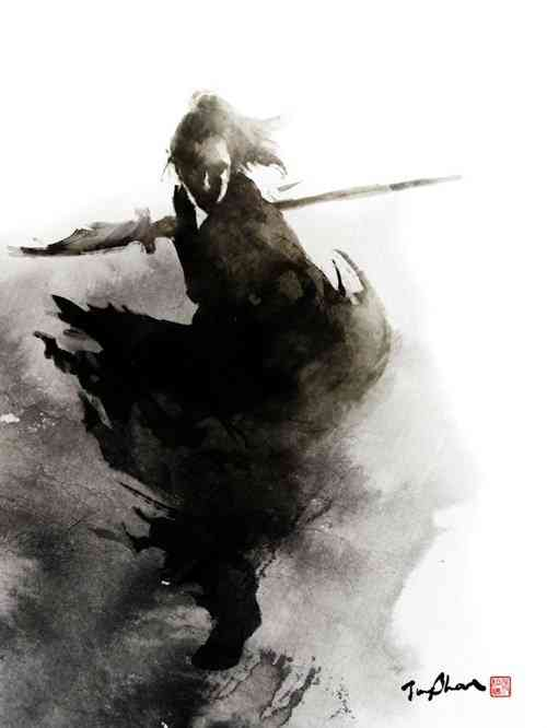 大家有没有一些沧桑的老剑客的古风图片?