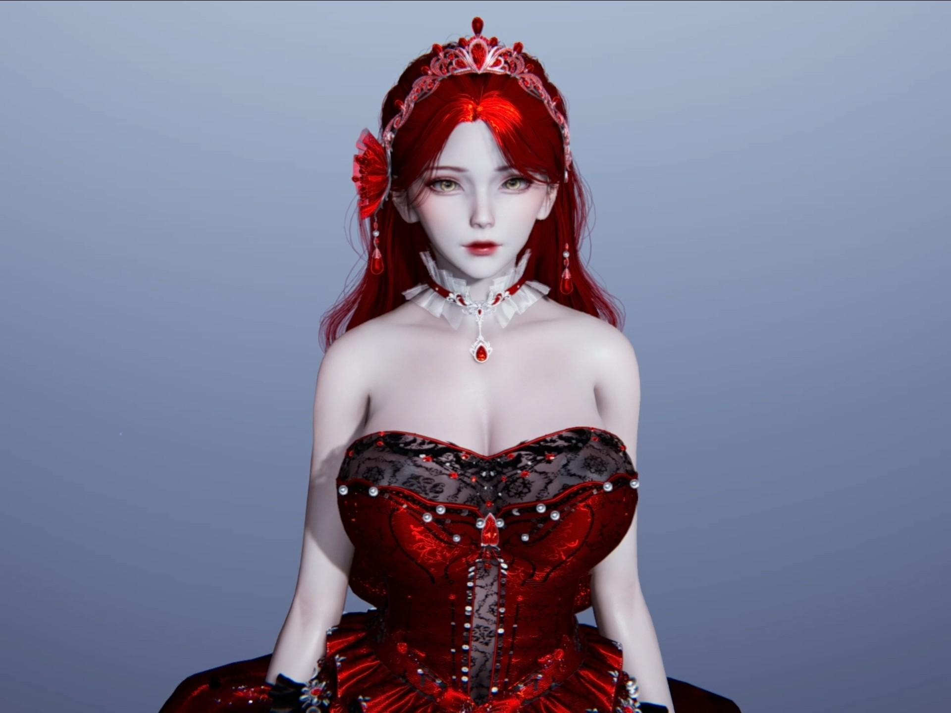 最新泡茶卡 血族公主 人物卡捏脸展示