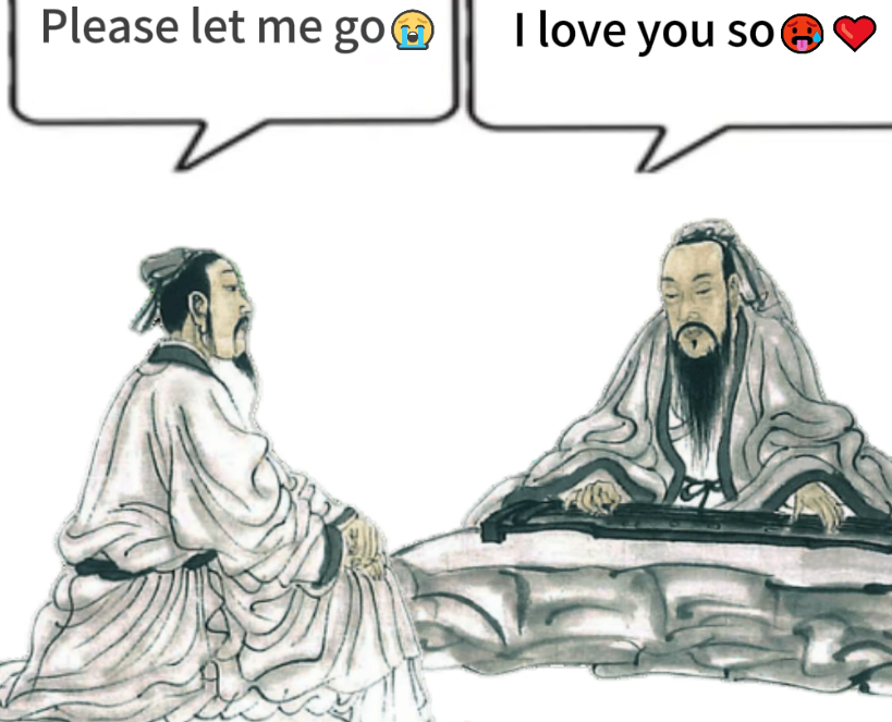 “i love you so”是什么梗？please let me go，我很笨请离开我，我很爱你 - 知乎