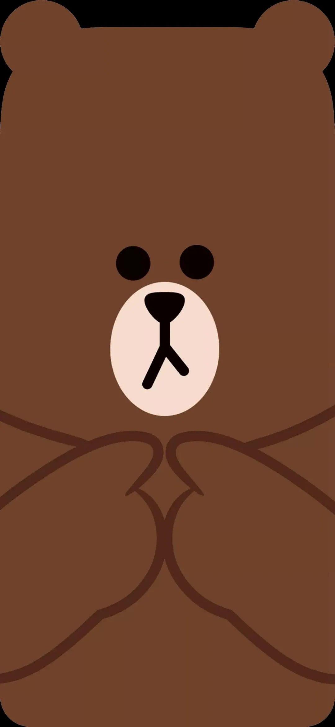 有没有好看的白色布朗熊壁纸?