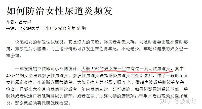 女性尿道炎? - 知乎