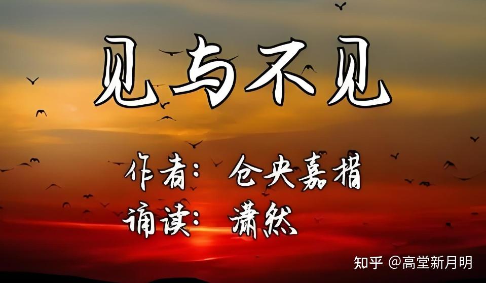 见与不见 - 知乎