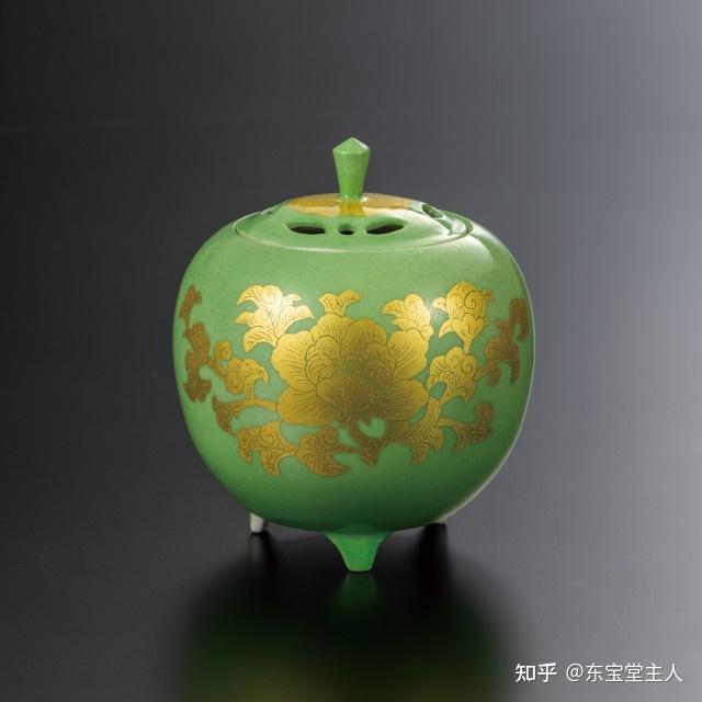 KI】人間国宝 吉田美統造 個展出品作！ 九谷 釉裏金彩 椿文 花瓶