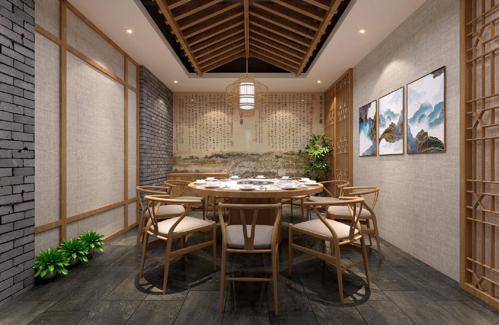新中式风格火锅店设计|重庆火锅店设计|唯楷装饰 - 知乎