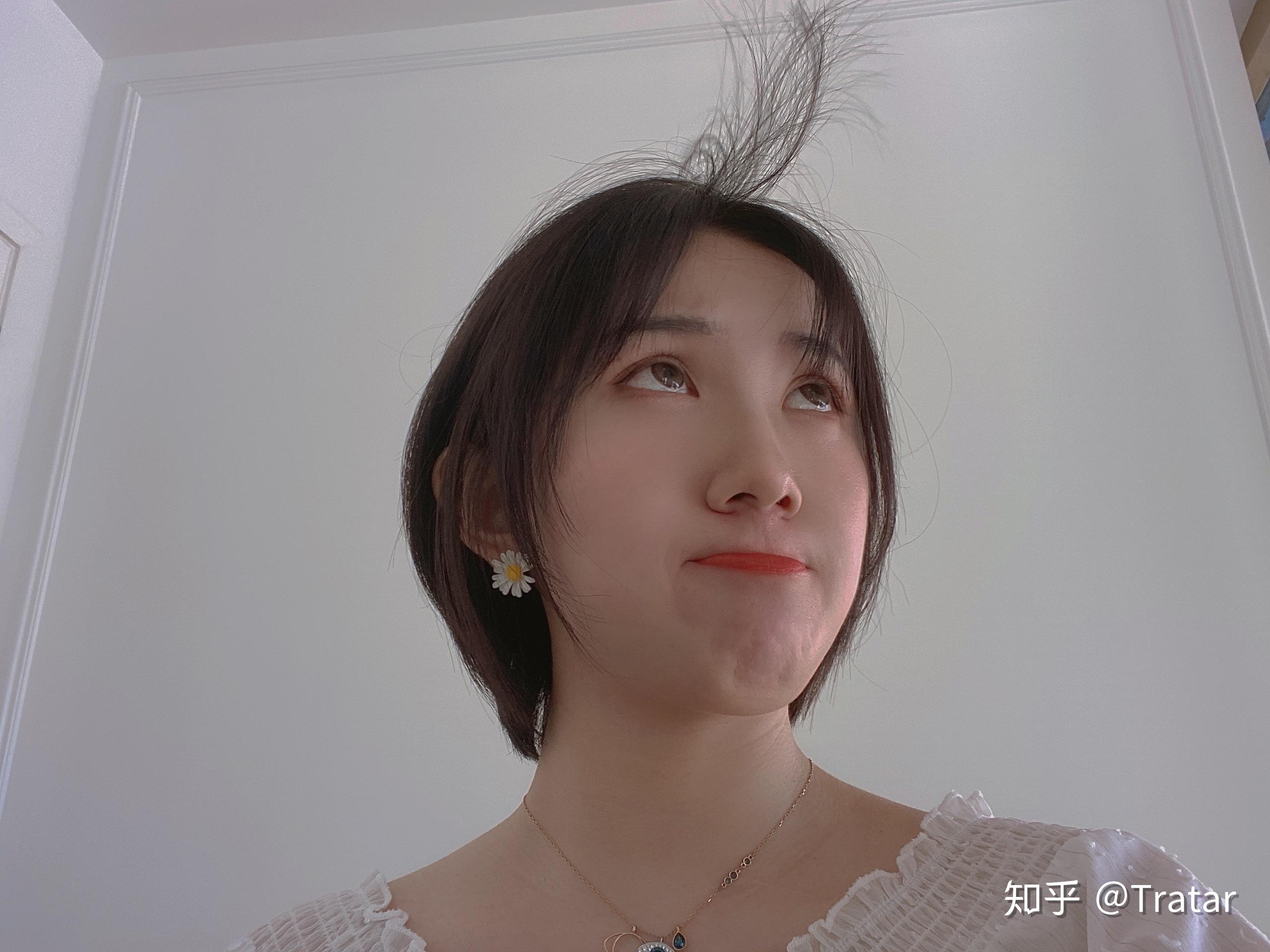 女生头大且扁除了我还有谁这样啊感觉啥发型都不好看求一款适合的发型