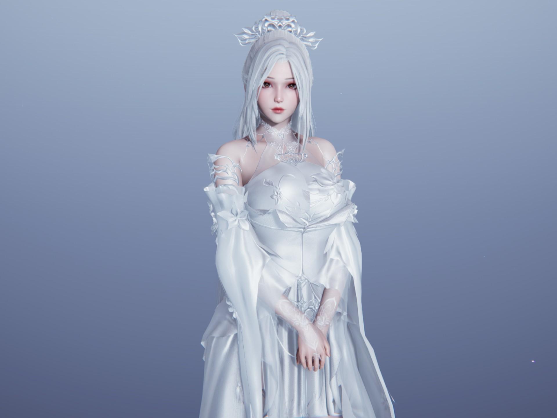 星辰变 小黑老婆 白灵 人物捏脸展示