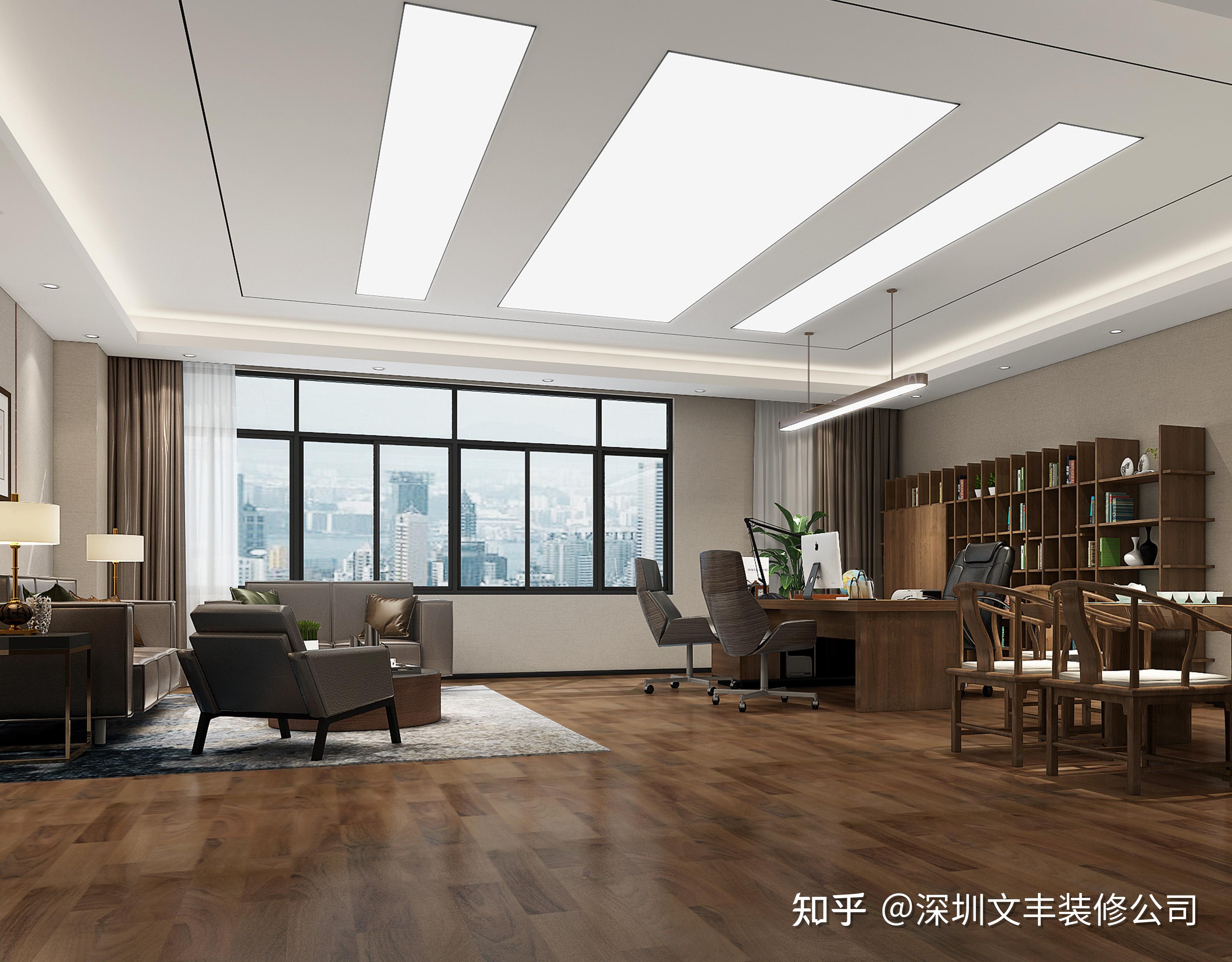 深圳办公室装修如何设计才能更好的体现空间感? - 知乎