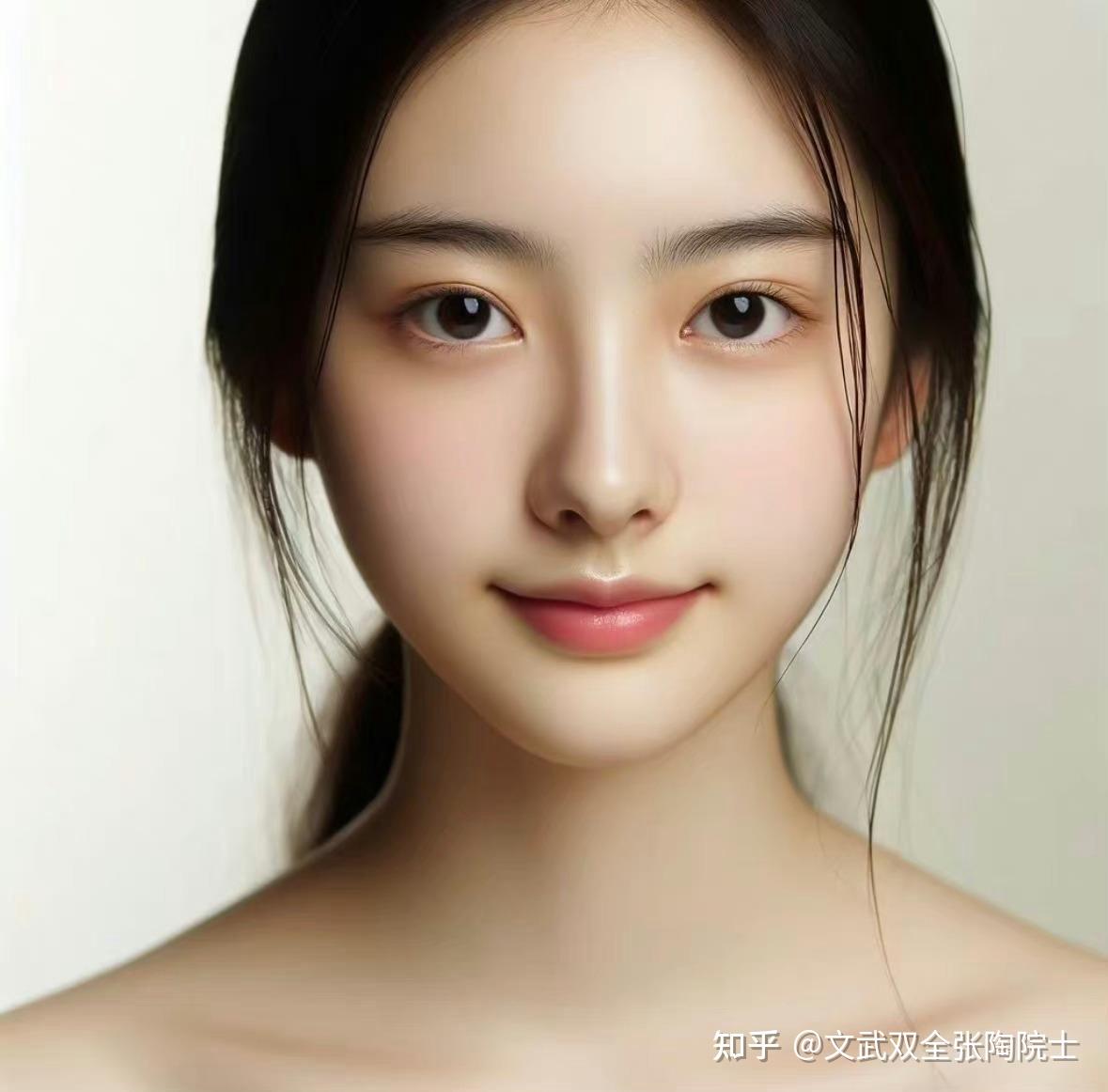 如何评价chatgpt最新创建的最美的中国女生素颜面容图像