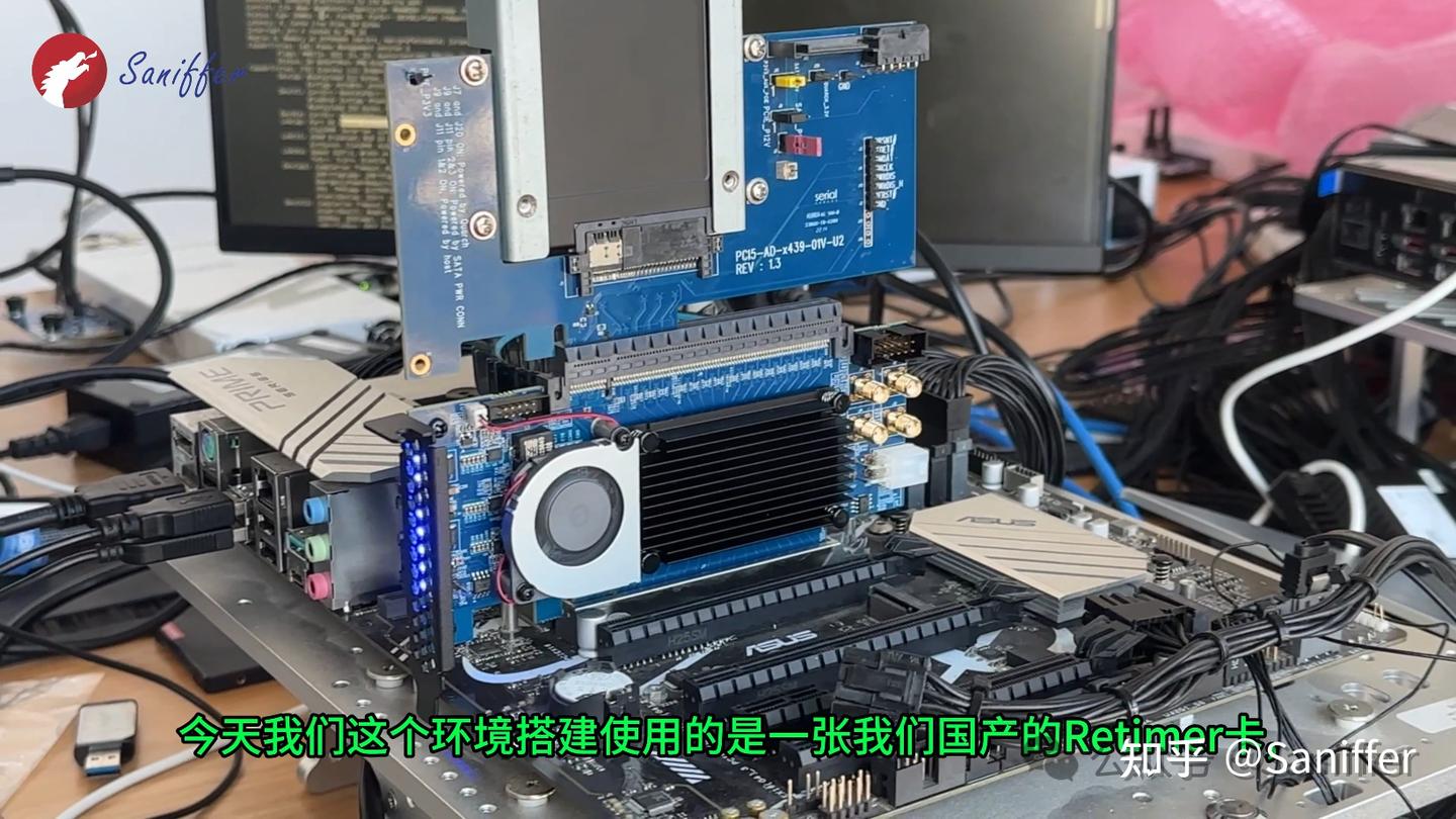 【高清视频】国产Gen5 retimer卡协同serialcables转接卡+Samsung Gen5 U.2 SSD演示 - 知乎