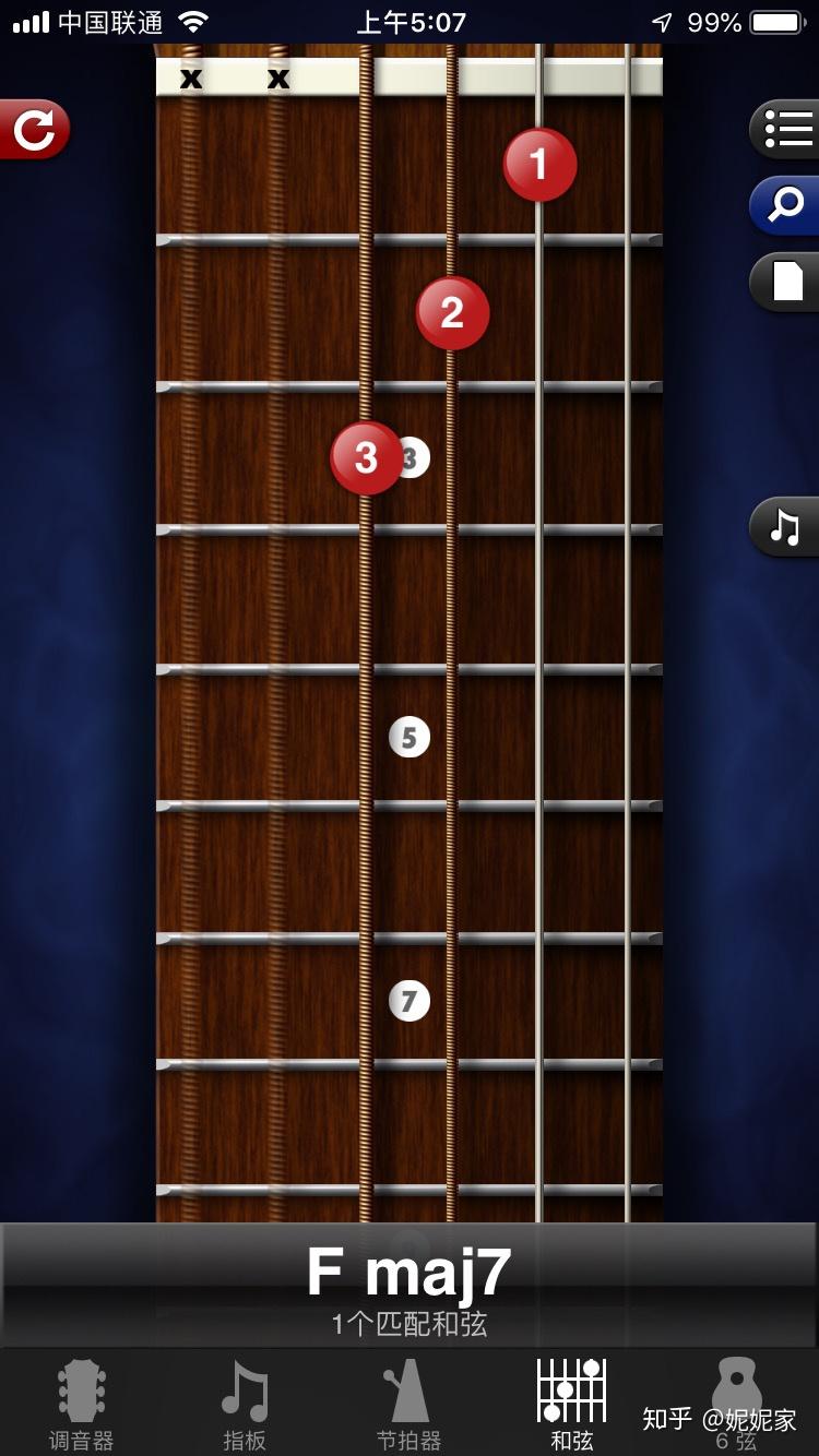 如何按好fmaj7和弦? - 知乎