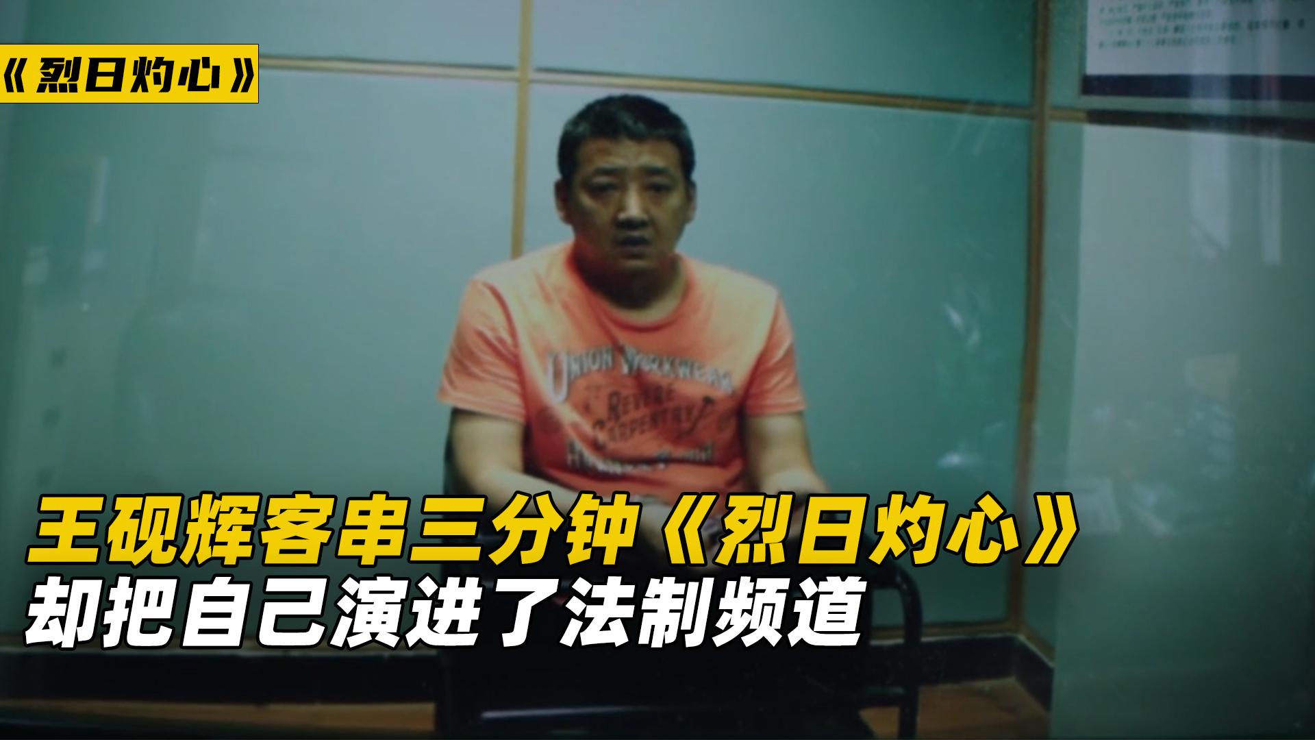 王砚辉友情客串《烈日灼心》三分钟,却把自己演进了法制频道