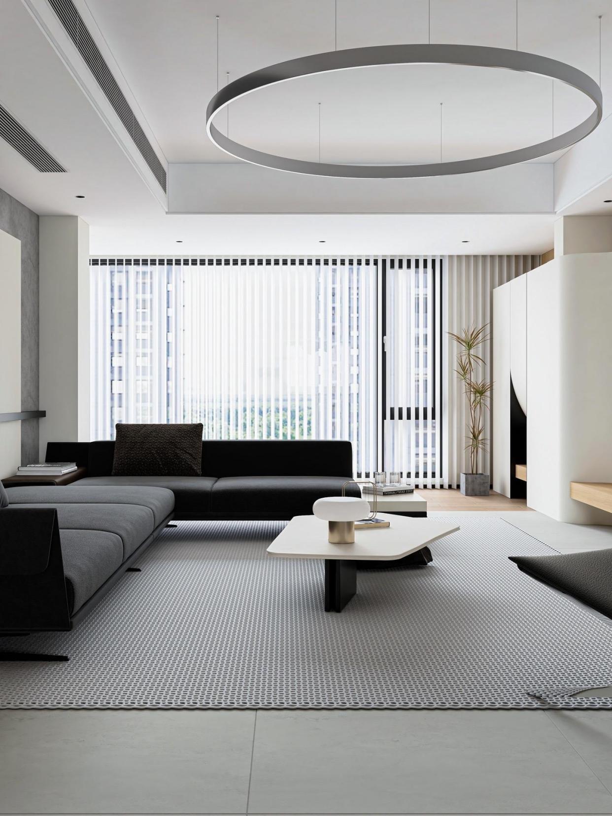 成都装修设计|看到这230m²现代风的实景图,业主都笑哭了! - 知乎