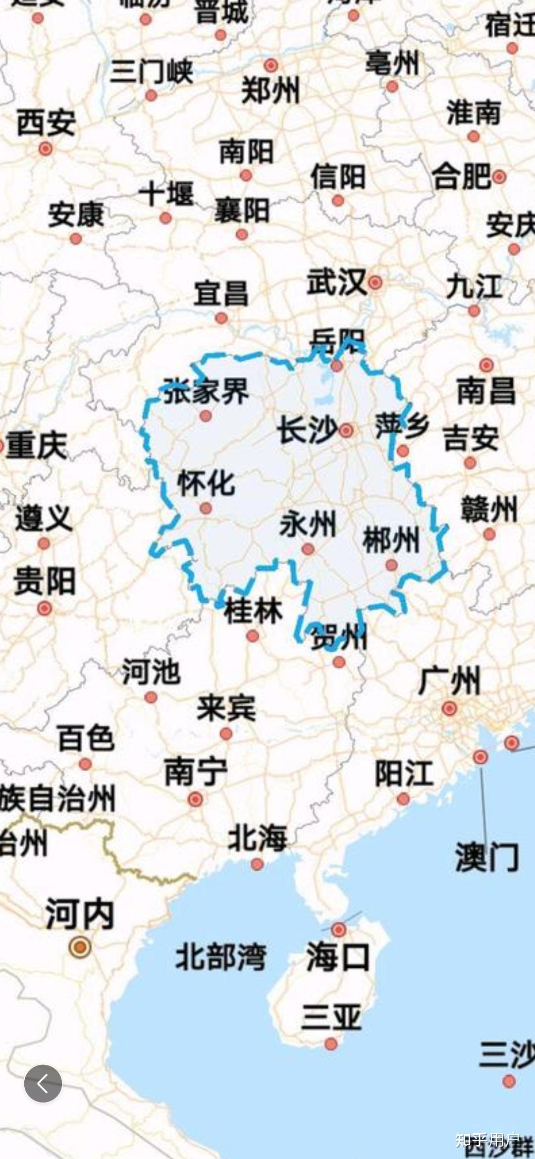 为什么相邻区域的湖南西部发展不如广西东部