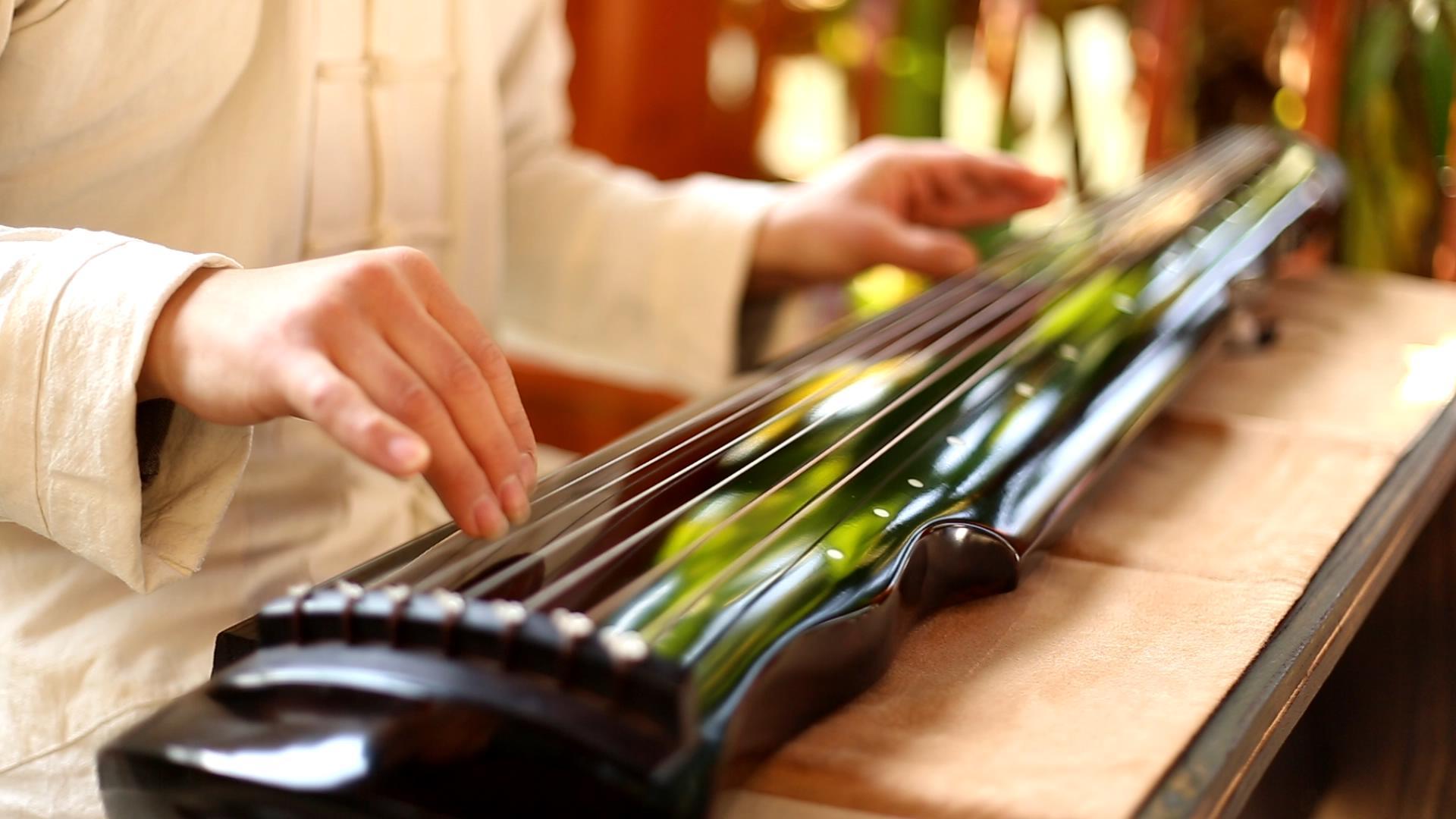 有什么适合做壁纸的古琴美图