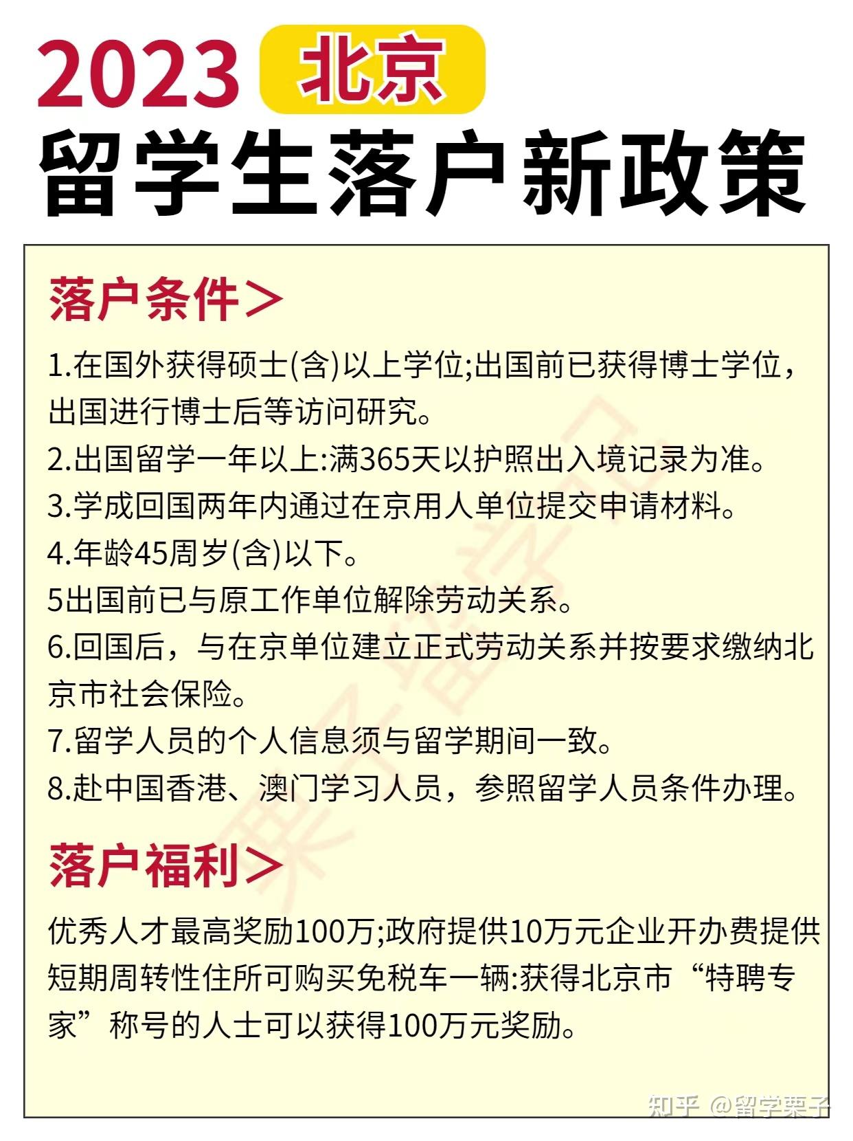 2023十大热门城市留学生落户新政策~ - 知乎