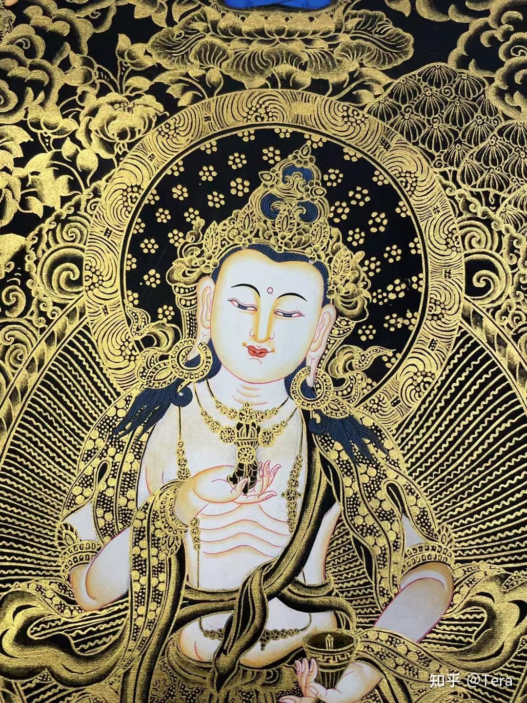 黑金唐卡·金刚萨埵