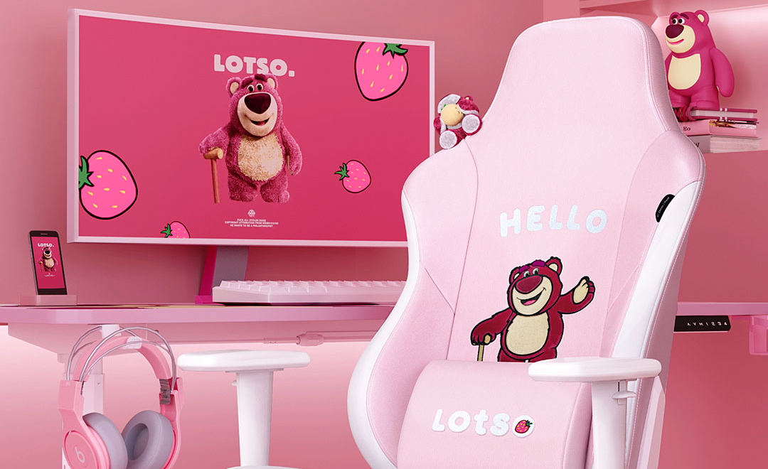 生活"莓"烦恼,安德斯特迪士尼官方正版授权草莓熊电竞椅甜蜜来袭!