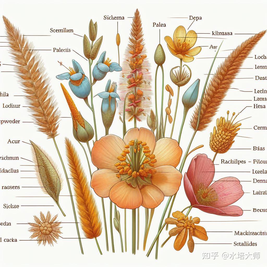 禾本科植物花的结构特点是什么？ - 知乎