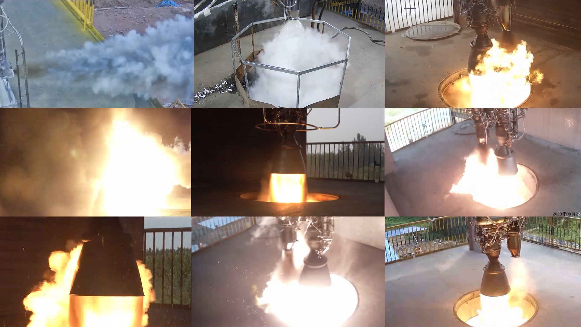 深蓝航天雷霆r1发动机新试车台突破百次试车大关