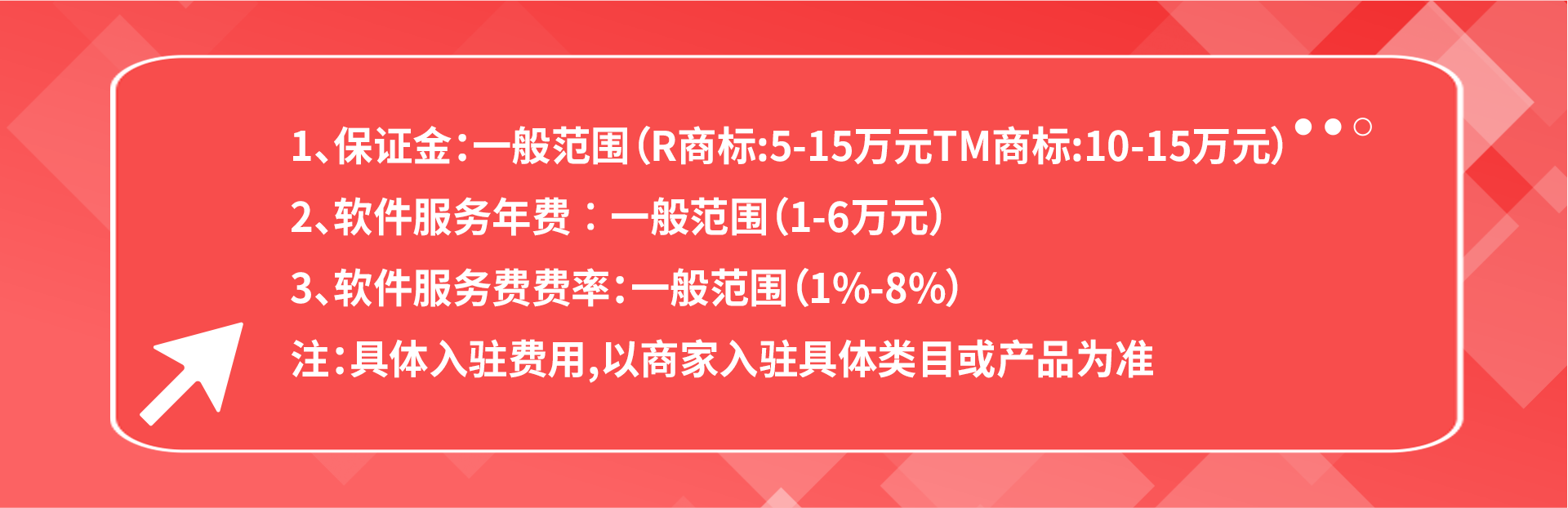 兔蹄電商>天貓>京東>抖音代入駐67>關注>根據類目不同,保證金肯定是